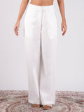 White Loose fitting pants