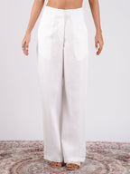 White Loose fitting pants