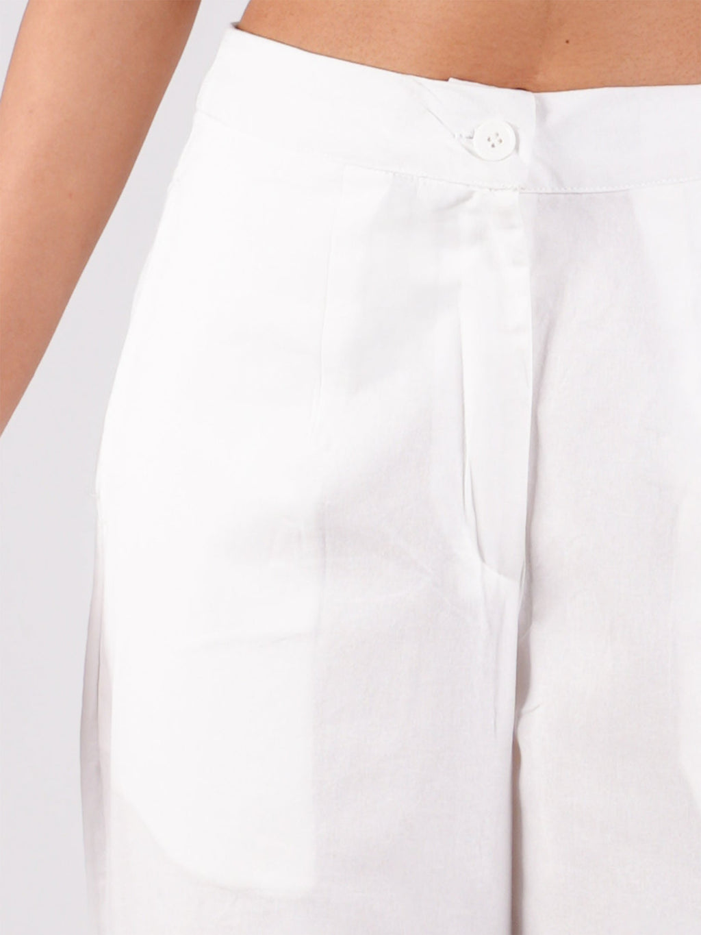 White Loose fitting pants