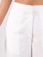 White Loose fitting pants