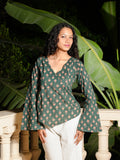 Aaria Bell Sleeved Structured Top