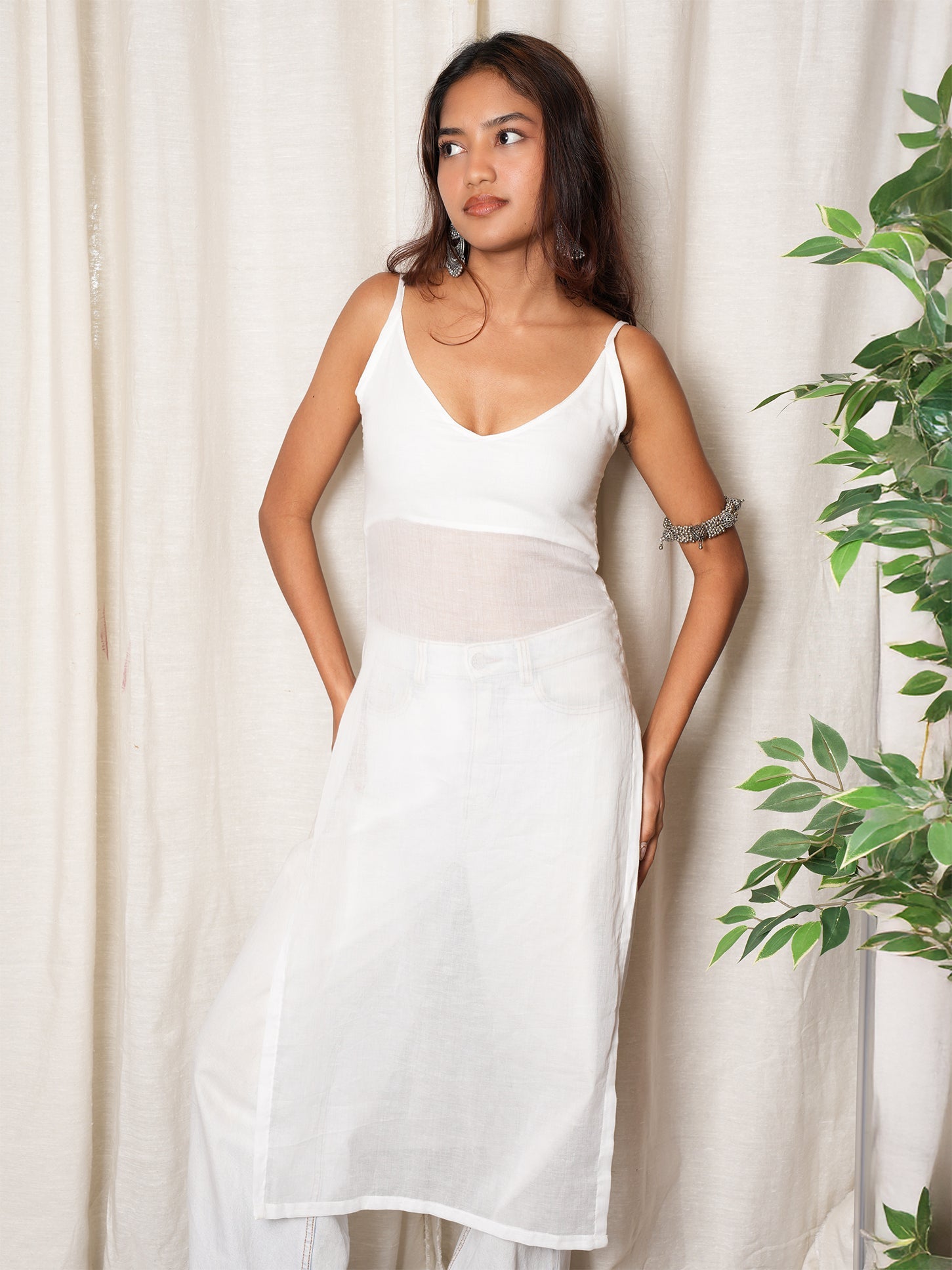 Apoorva Sheer Mul kurti