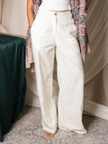 White Linen Trousers