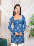 Reet Sleeved Corset Kurti Top