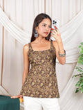 Zeel Open-Back Kurti Top