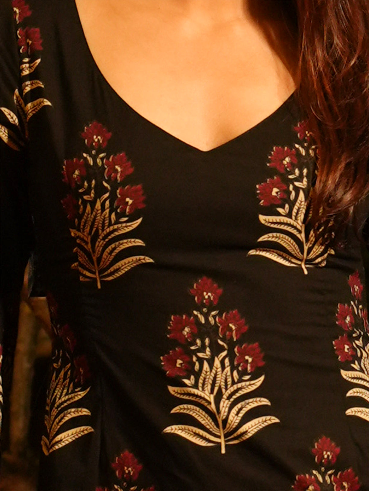 Nury Sleeved Maxi Dress