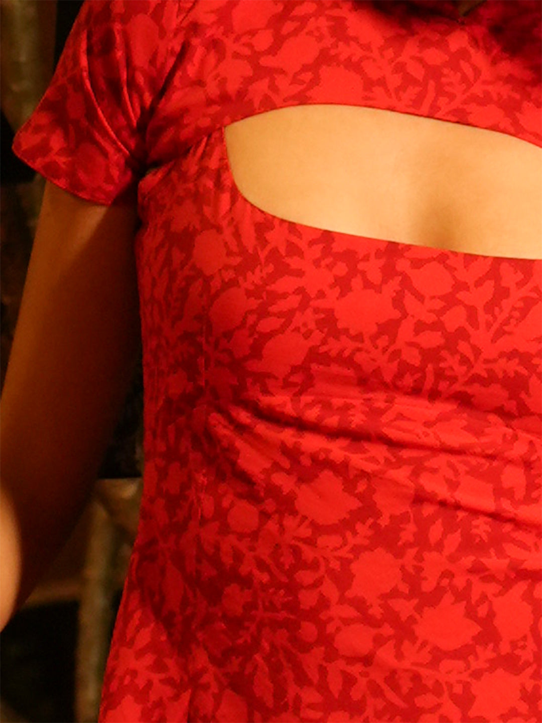 Danna Detachable Sleeves Short Dress