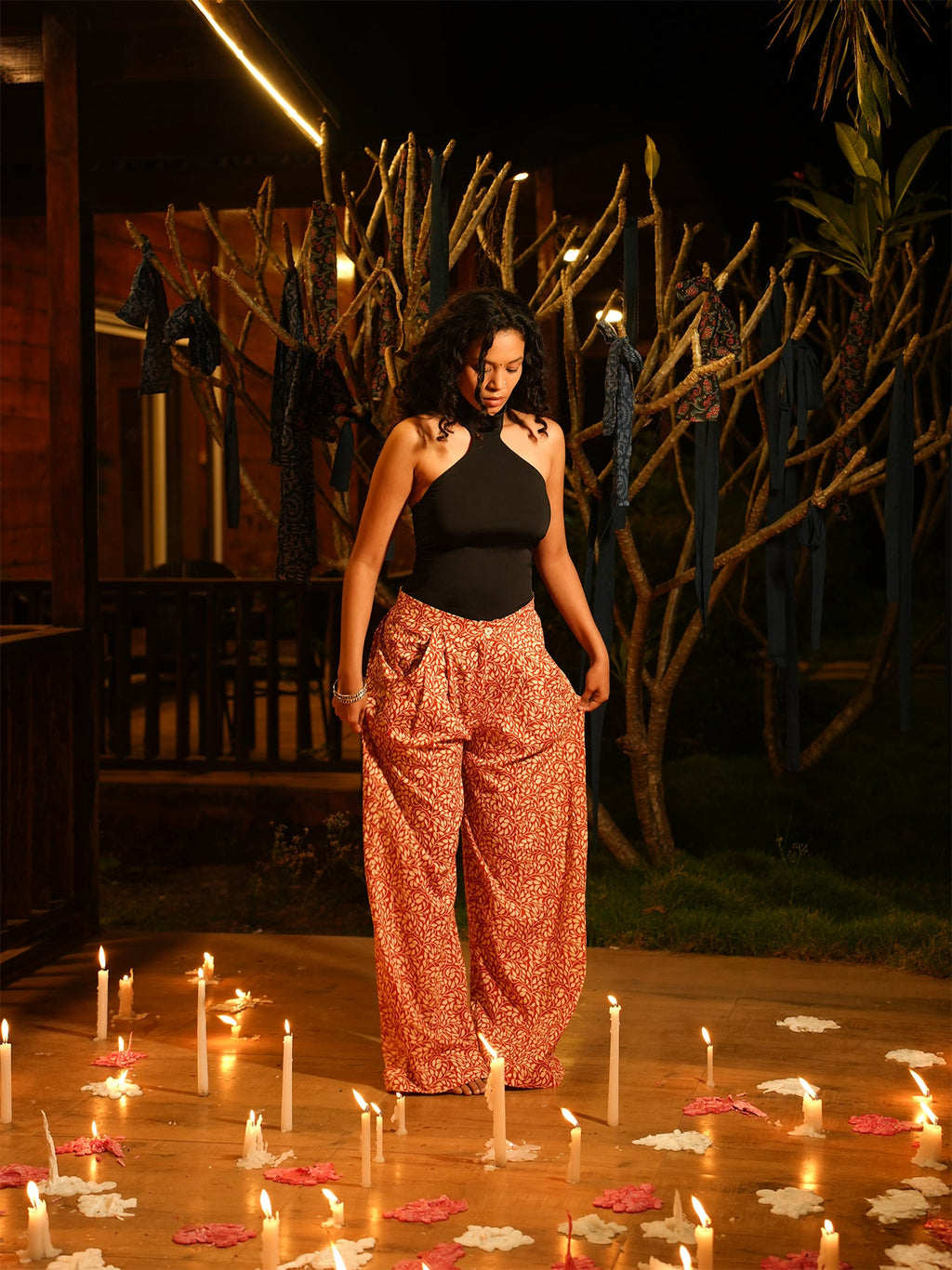 Bagru Straight Pants