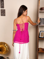 Rasika Bandhani Corset Kurti