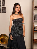Jhanjhar Bandhani Corset Kurti Top