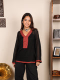 Tanya Cover-Up Structured Kurti Top