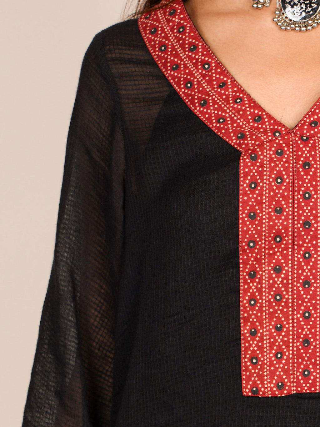 Tanya Cover-Up Structured Kurti Top
