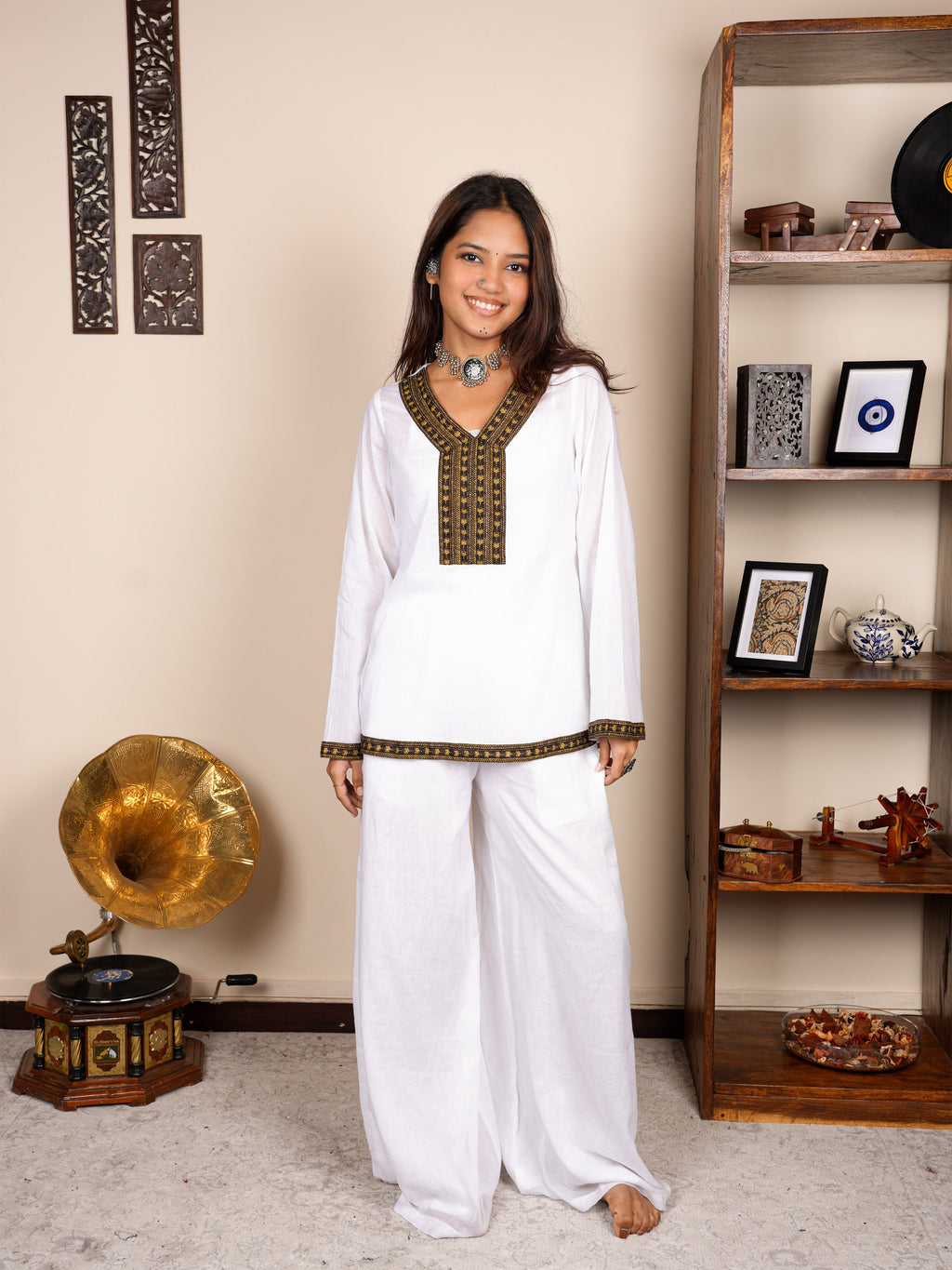 Sasi Cover-Up Structured Kurti Top
