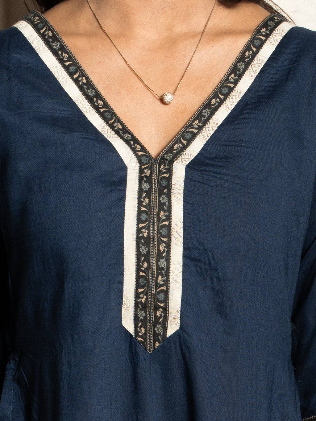 Alizeh Modal Silk Kurti Top