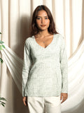 Nayla Full Sleeve Structured Kurti Top