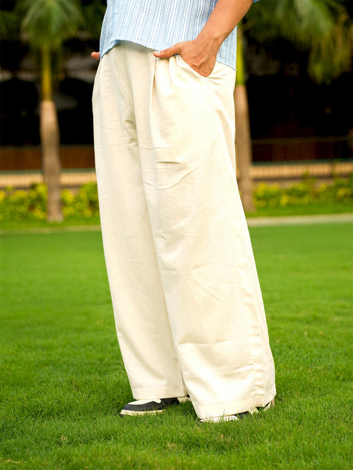 Beige Pajama Pants