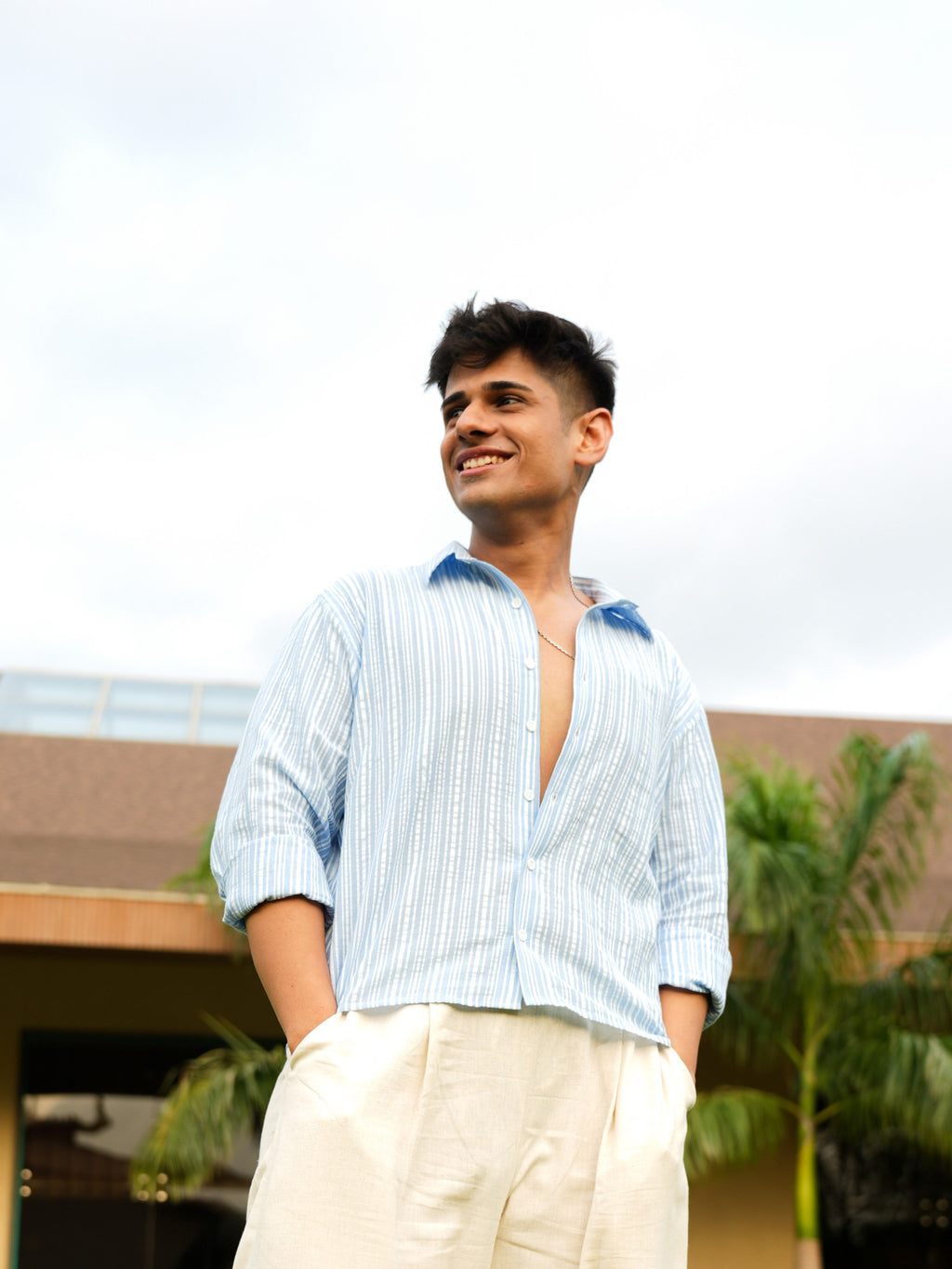 Gul Striped Crop Shirt