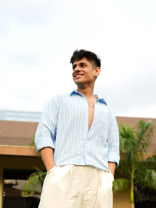 Gul Striped Crop Shirt