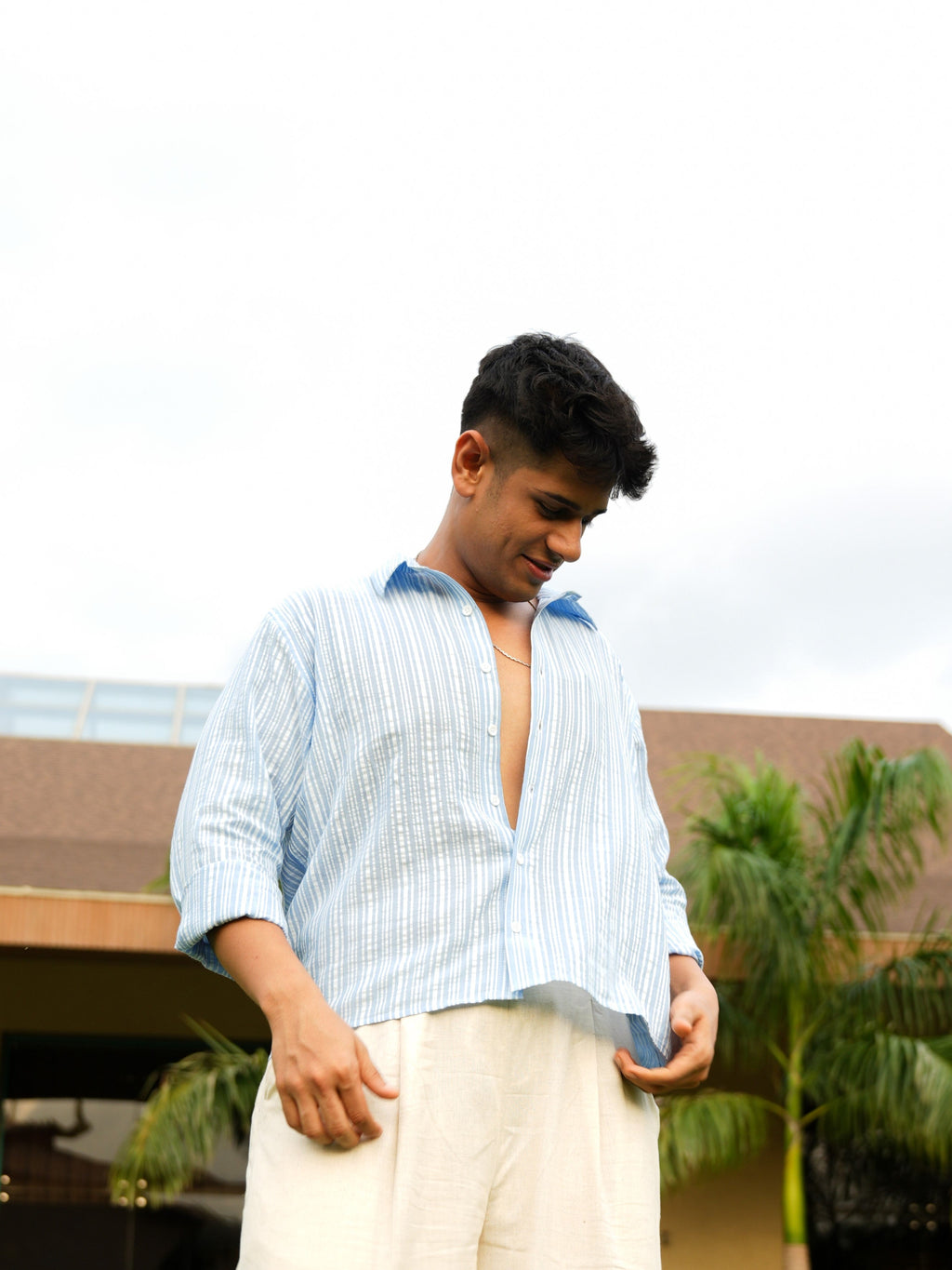Gul Striped Crop Shirt