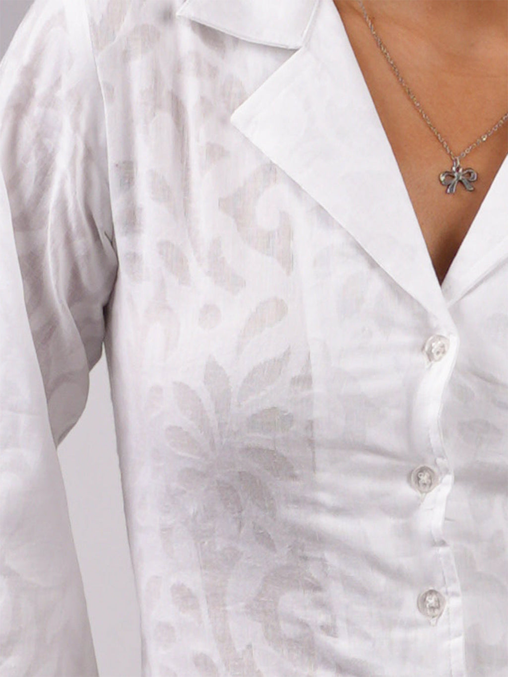 Safa Jacquard Corset Shirt