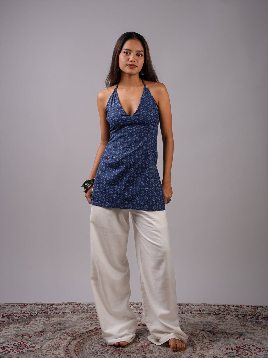 Arya Halterneck Corset Kurti