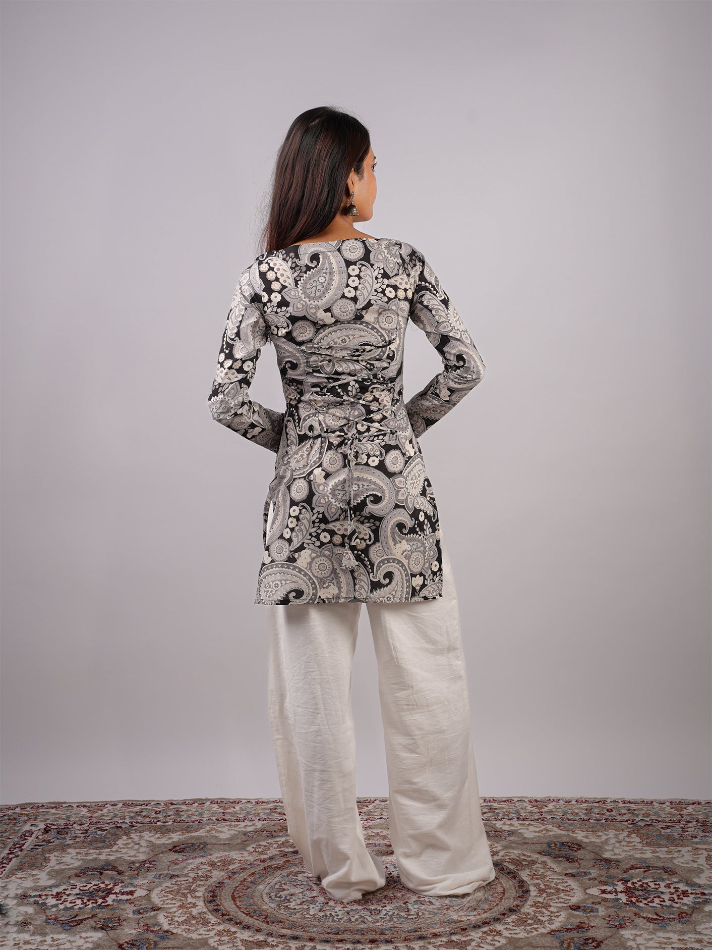 Reema Sleeved Corset Kurti