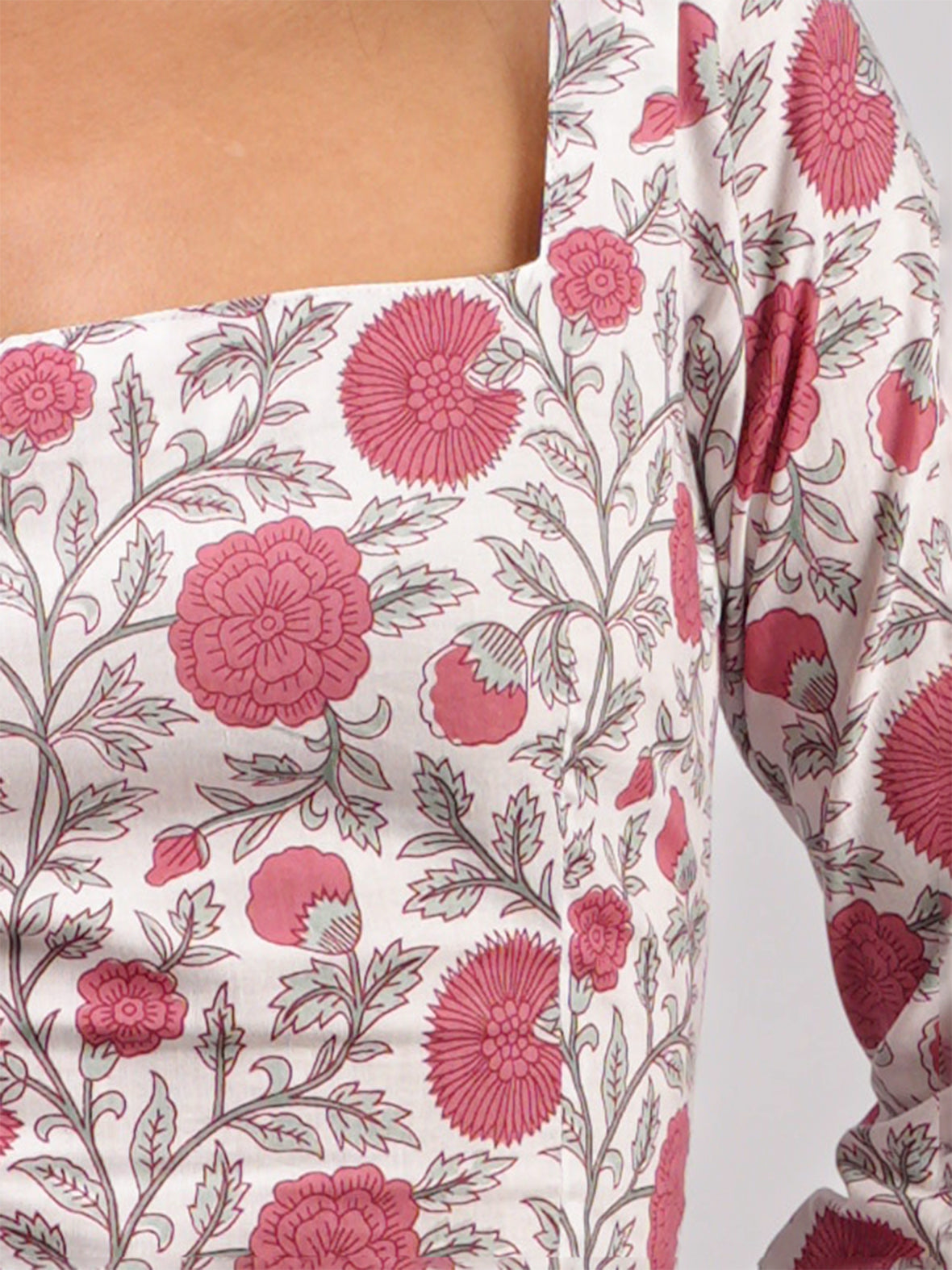 Kusum Sleeved Corset Kurti Top