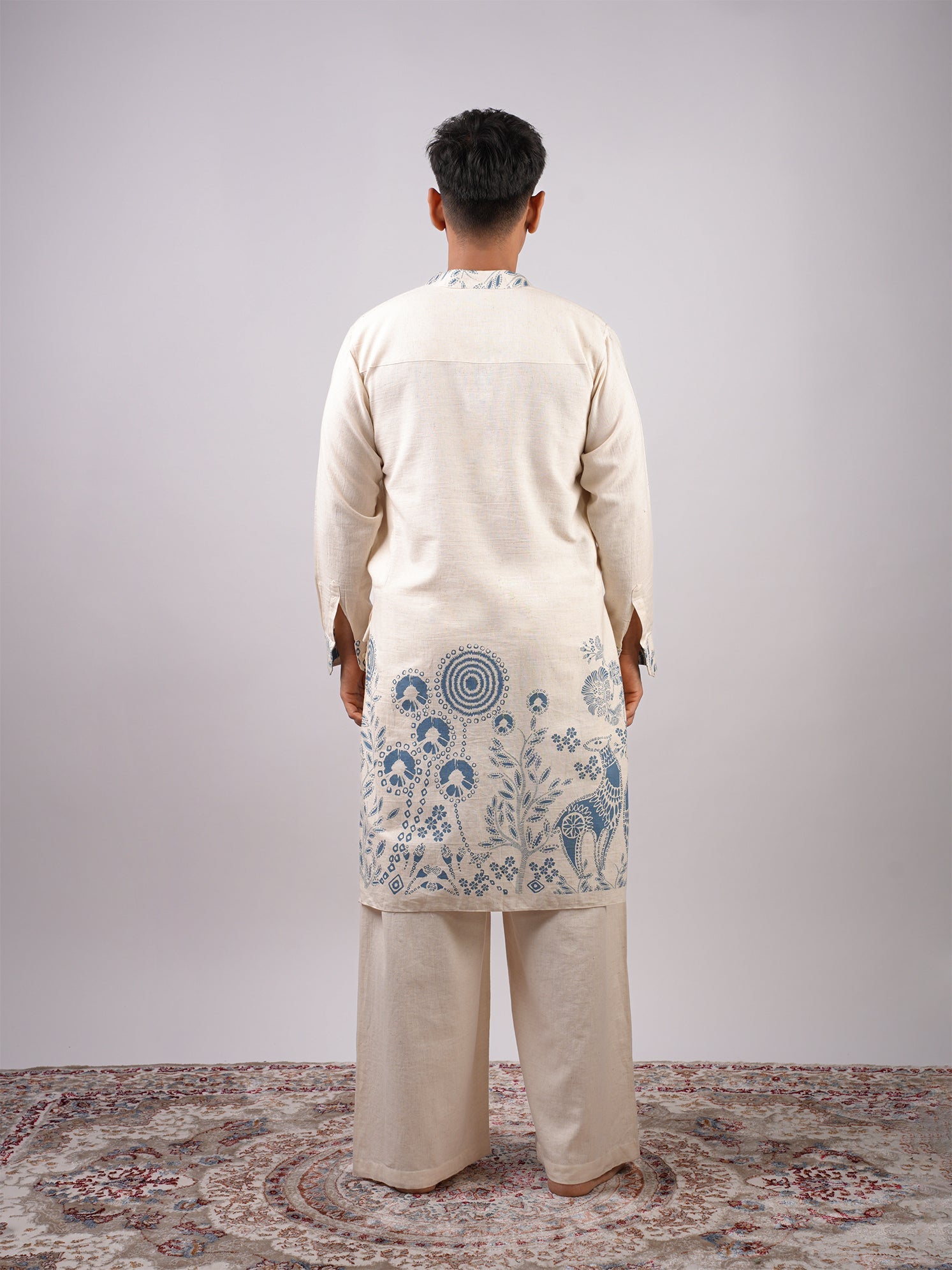 Sur Inverted Sleeves Long Kurta