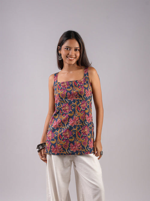 Megh Open-Back Kurti Top