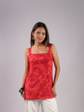 Ananya Open-Back Kurti Top
