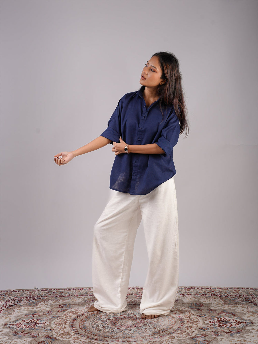 Raghav Oversized Linen Shirt