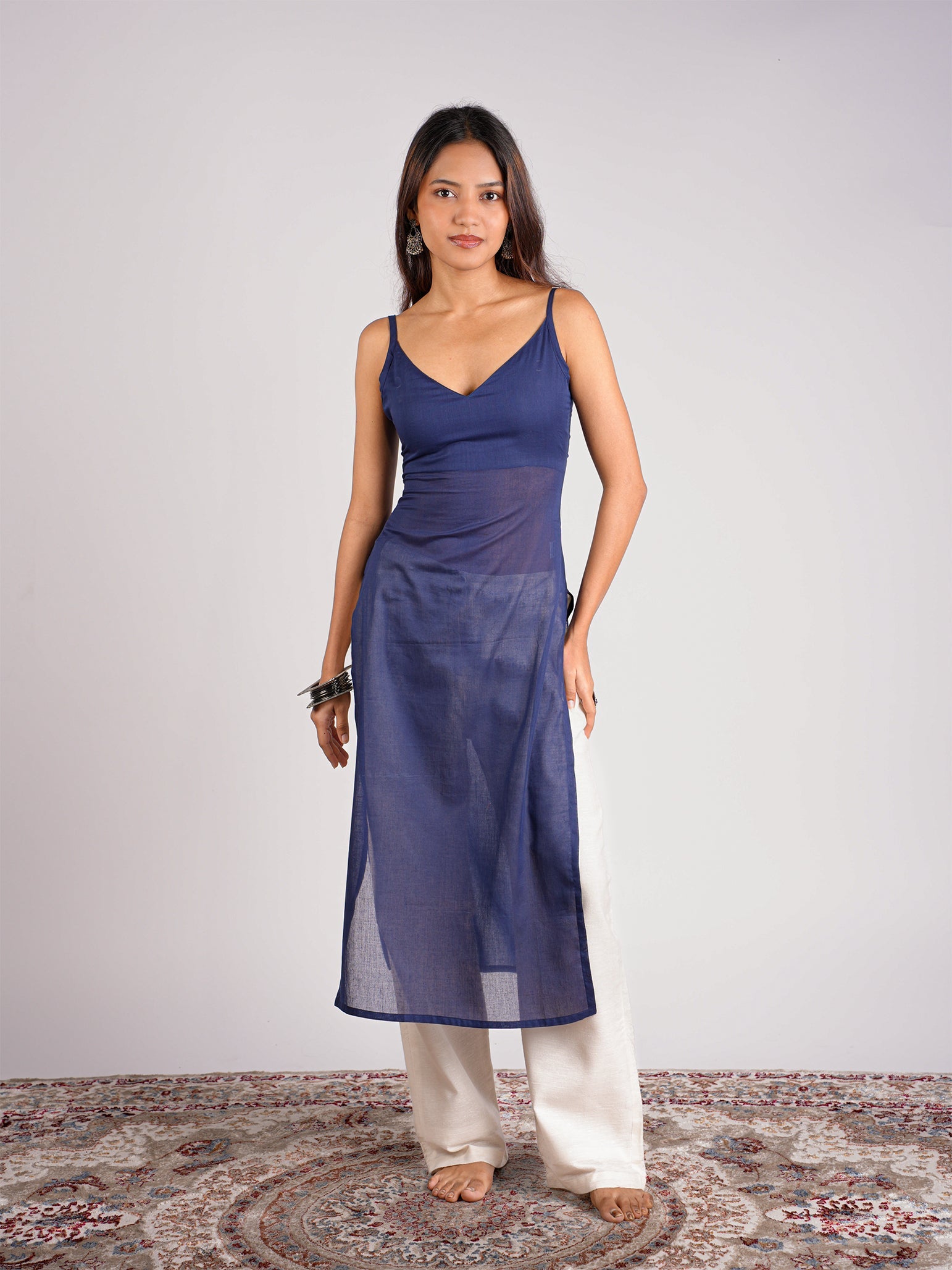 Parul Sheer Mul Kurti