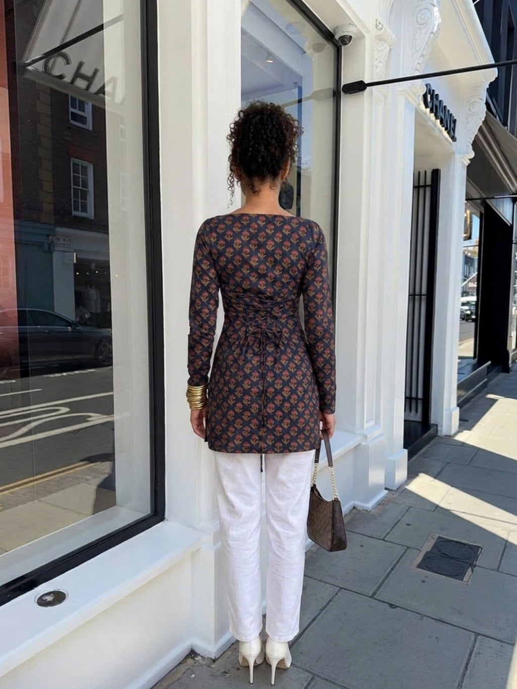 Amara Sleeved Corset Kurti