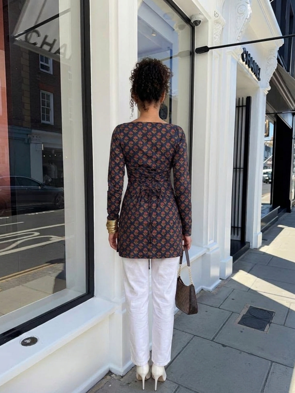 Amara Sleeved Corset Kurti