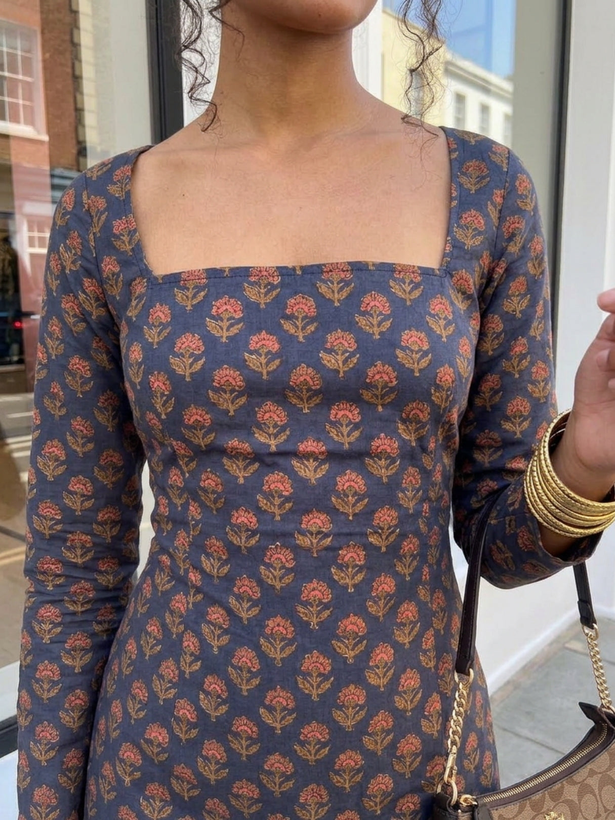 Amara Sleeved Corset Kurti