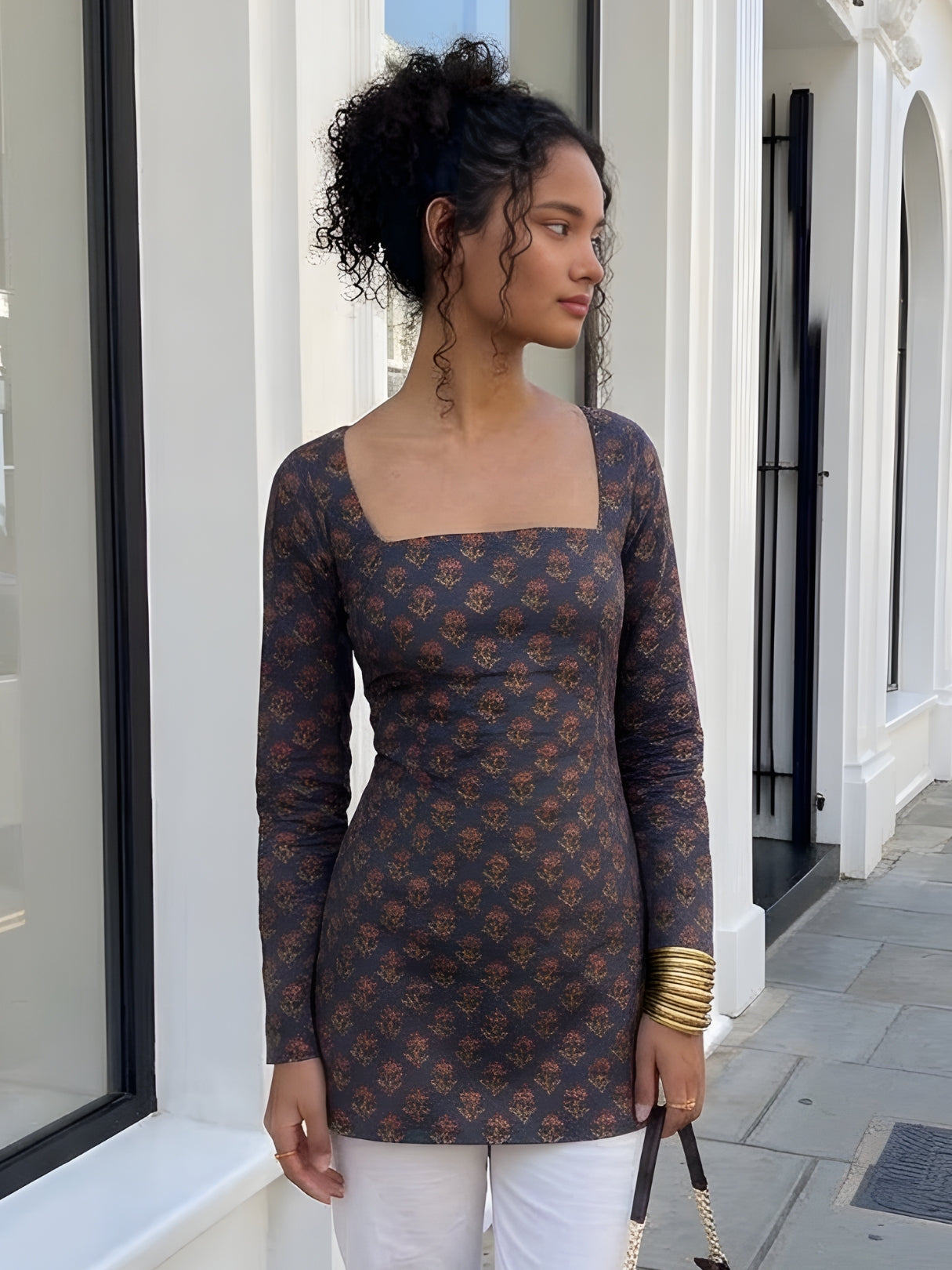 Amara Sleeved Corset Kurti