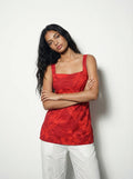 Ananya Open-Back Kurti Top