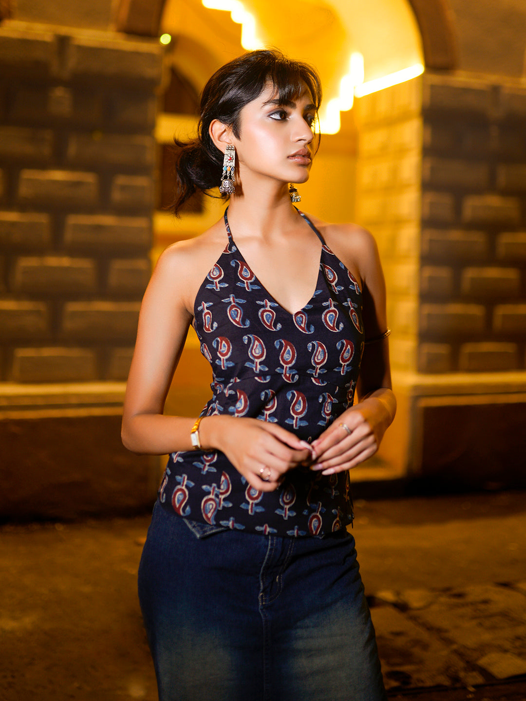 最終価格【yo BIOTOP】rayon bare halter neck 最終価格【yo BIOTOP】rayon bare halter neck 最終価格【yo BIOTOP