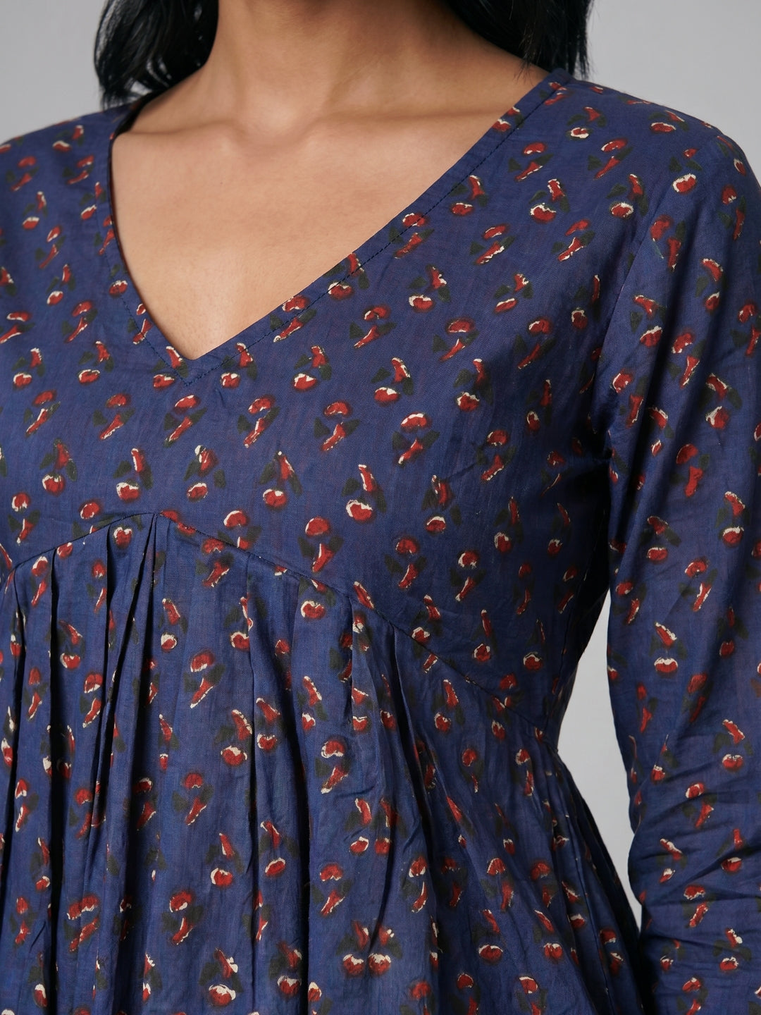 Fara Sleeved Structured Kurti Top