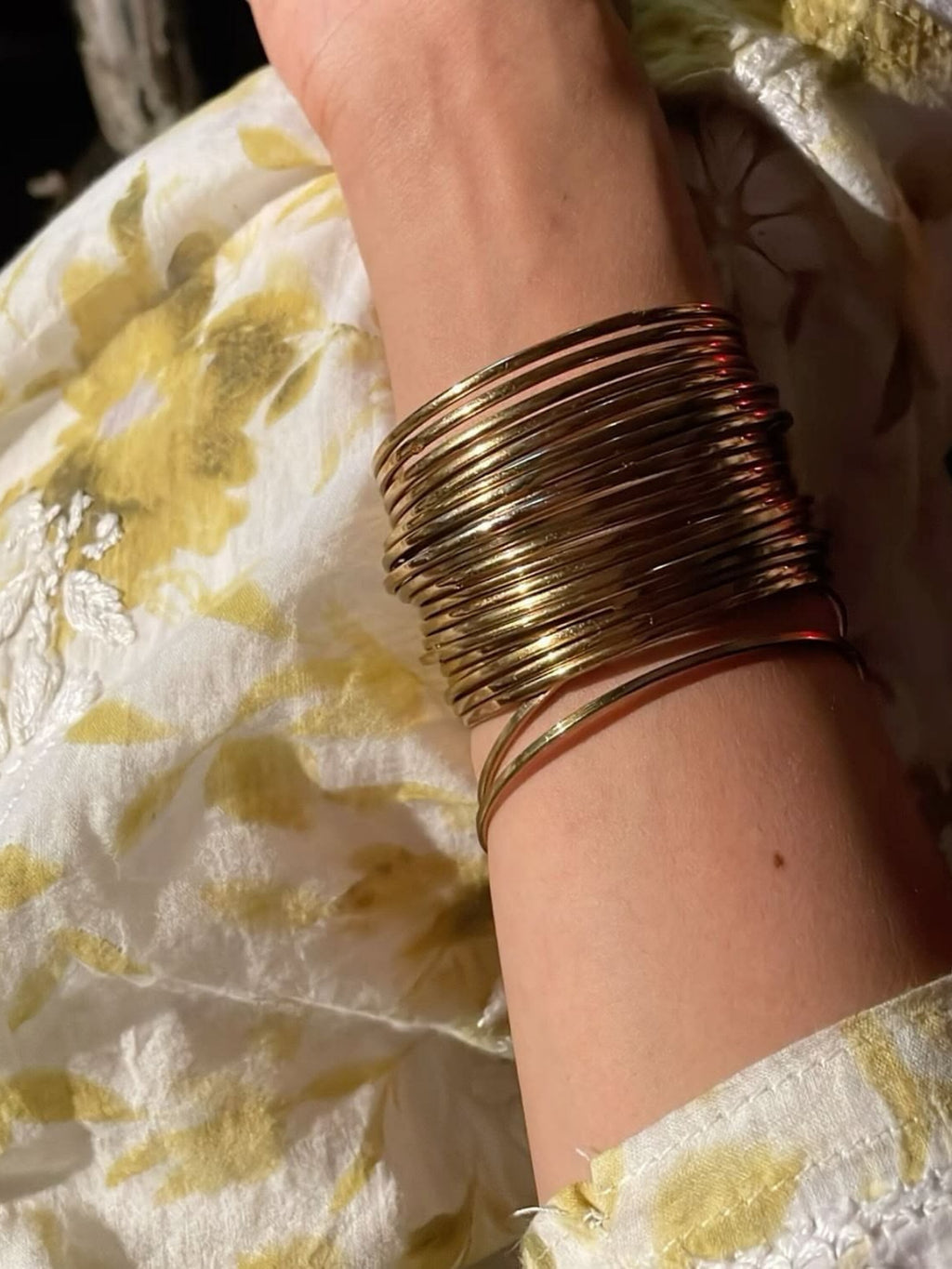 Gold Stacking Bangle Set