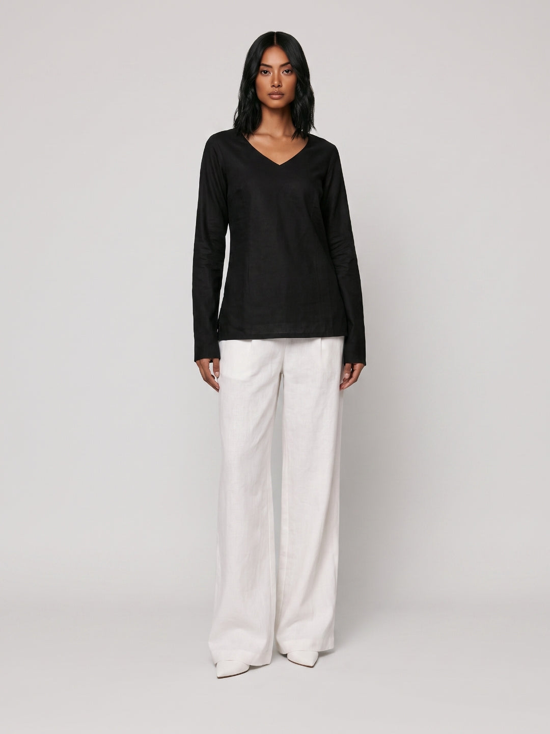Hunar Sleeved Structured Kurti Top