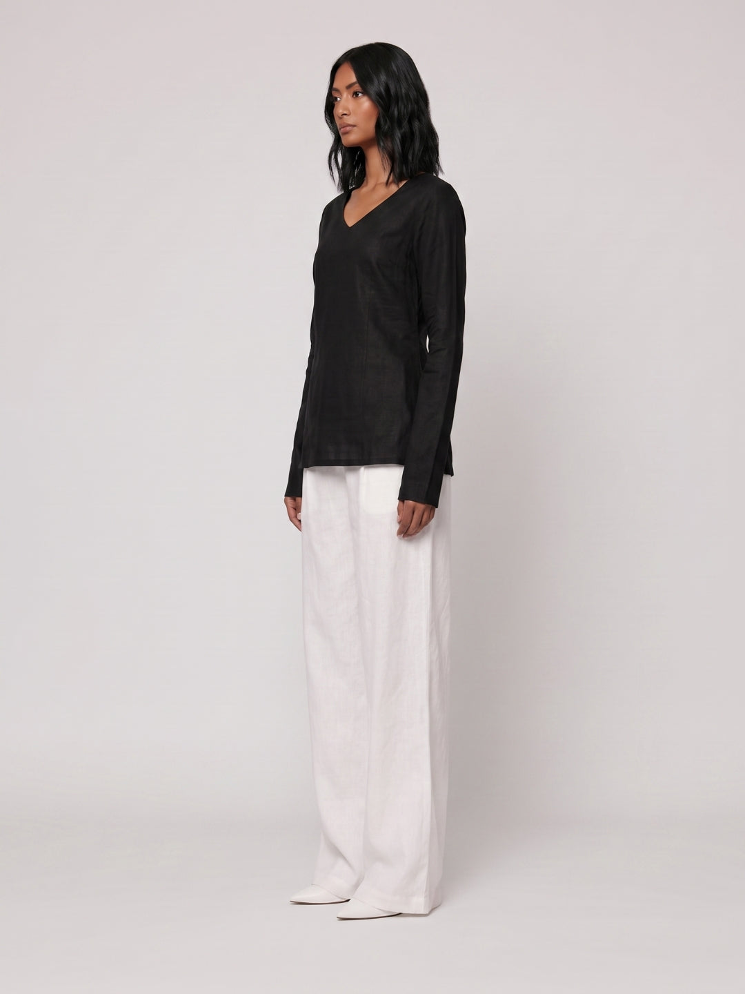 Hunar Sleeved Structured Kurti Top
