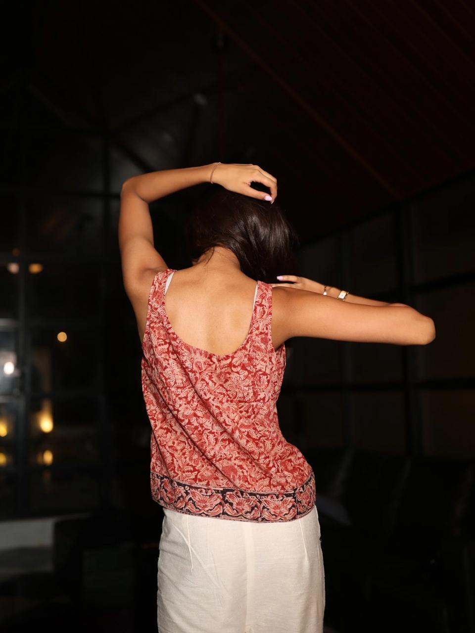 Navya Kalamkari Structured Top