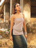Shanaya Open-Back Corset Kurti Top