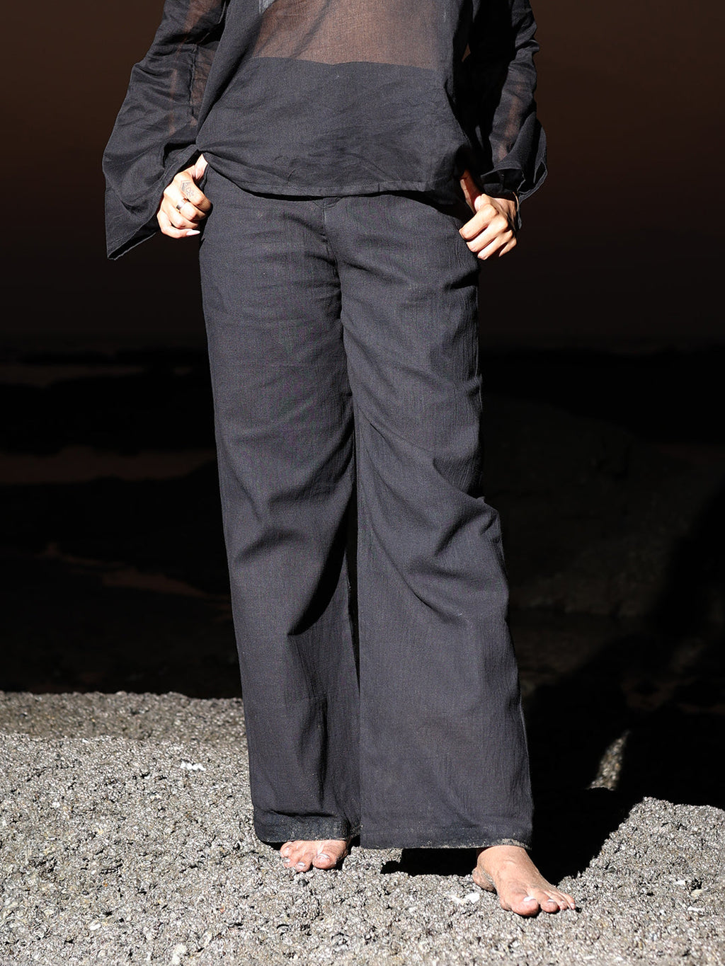Black Linen Pants