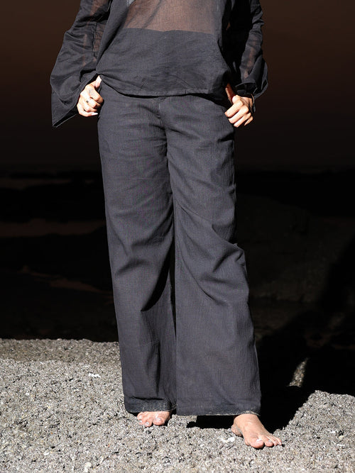 Black Linen Pants