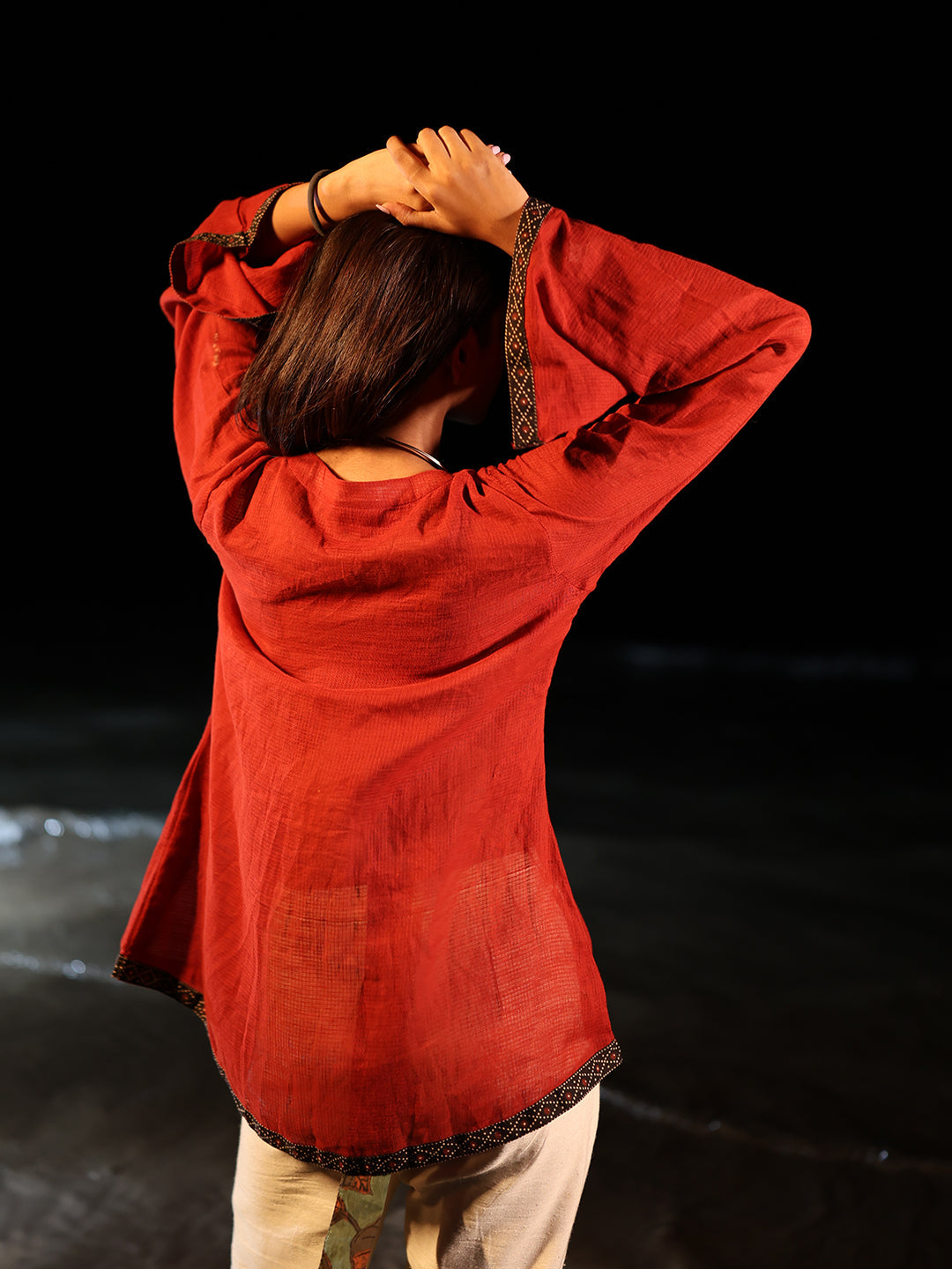 Shrishti mul cover up - kurti