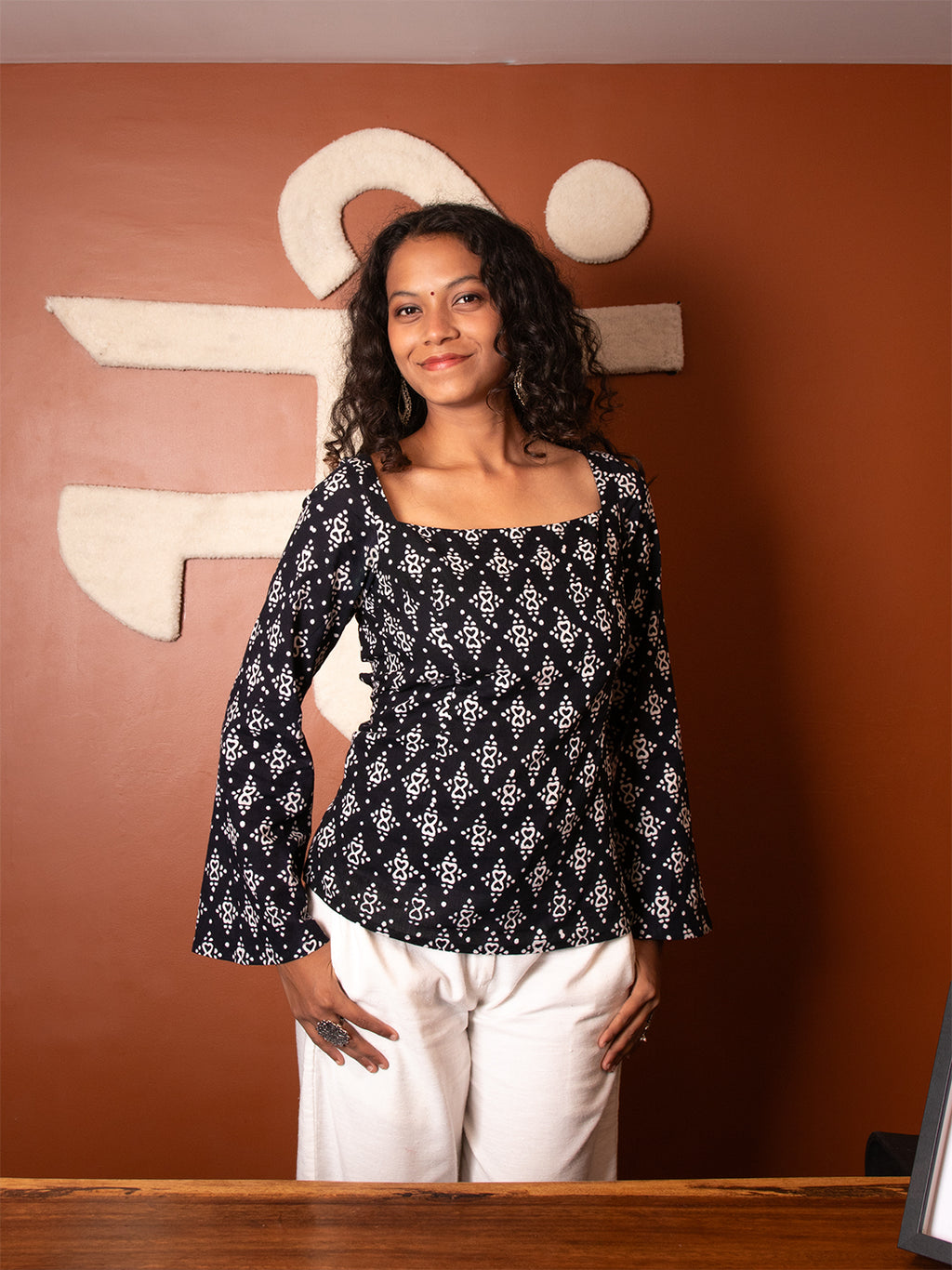 Amayra Open Back Corset Kurti Top