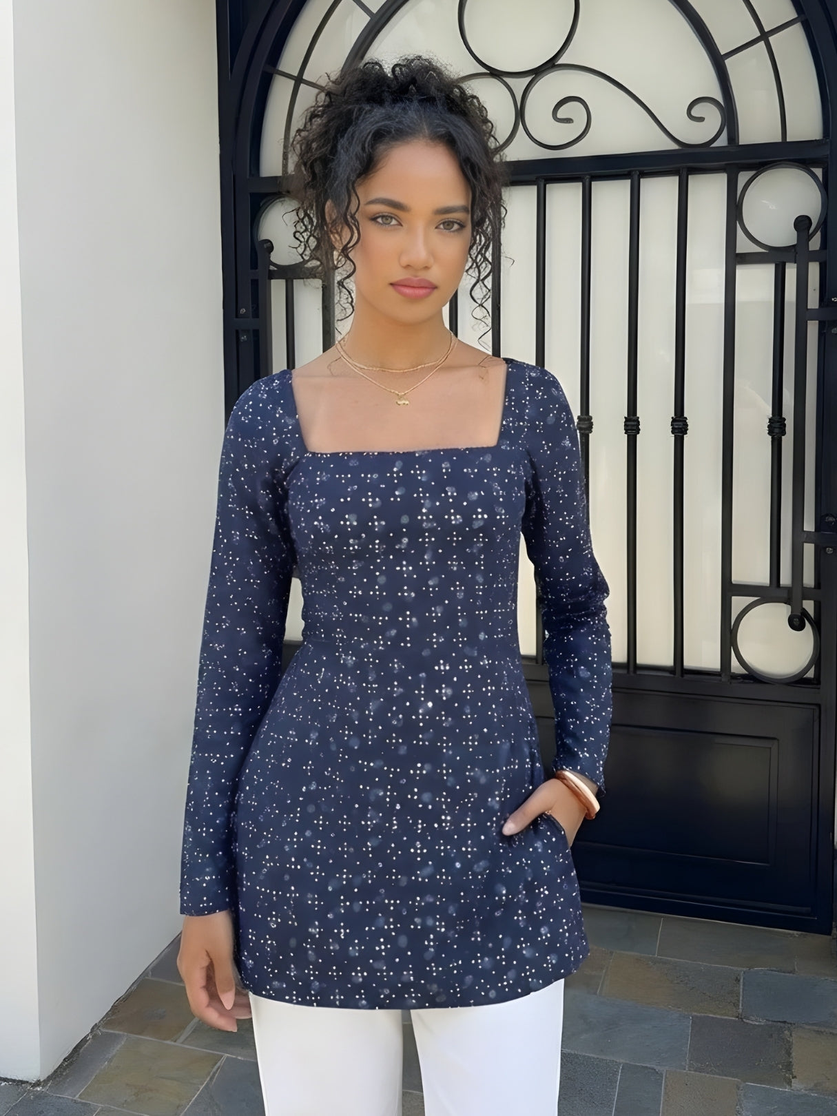 Jodha Sleeved Corset Kurti