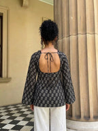 Komal Deep Back Sleeved Kurti